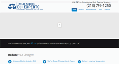 Desktop Screenshot of losangelesduilawyer.org